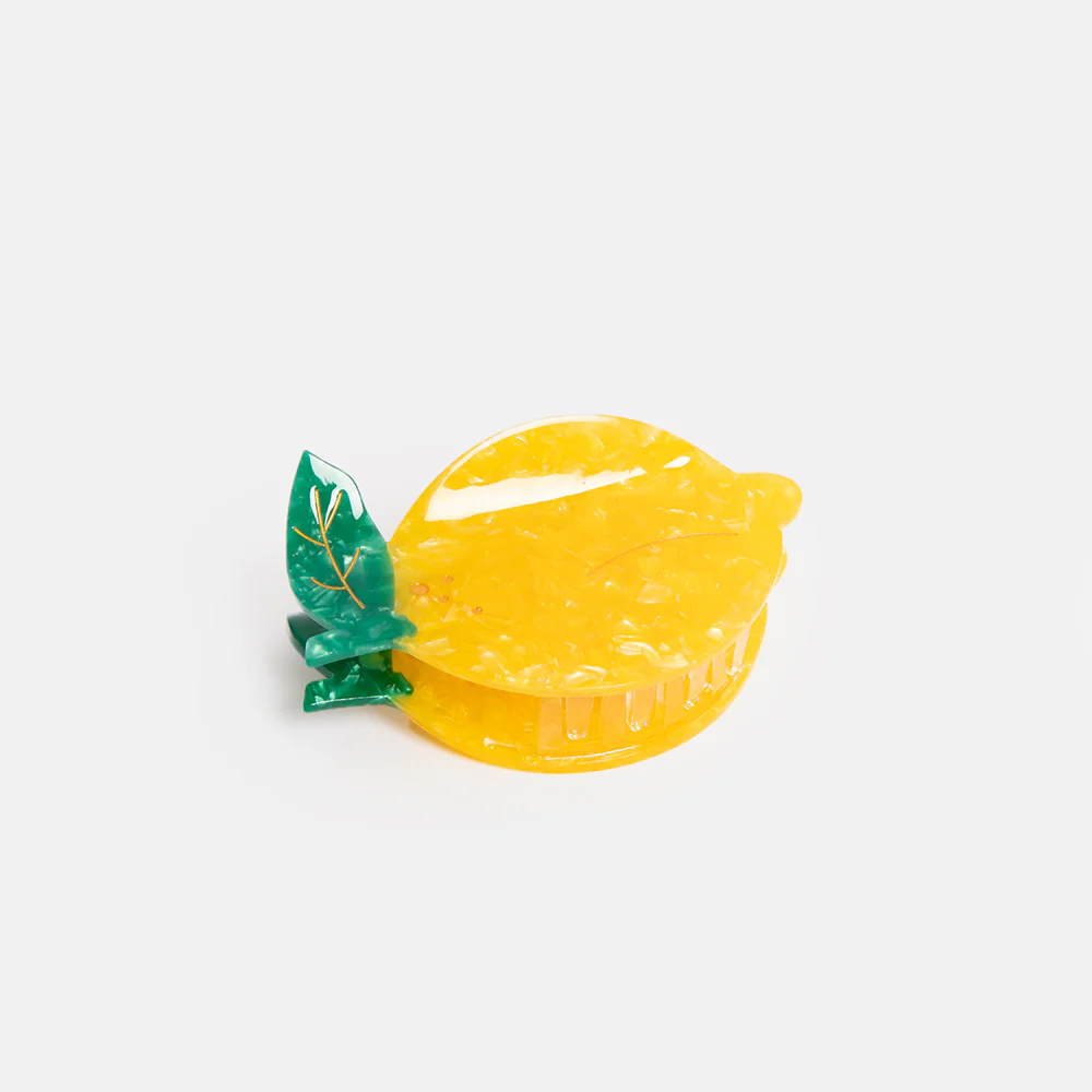 Yellow Lemon Hair Claw - Image 2